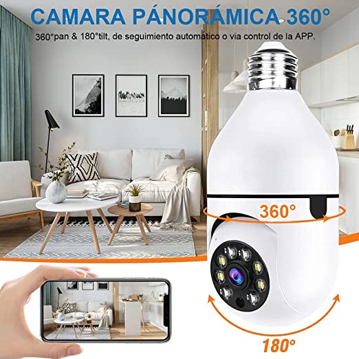 camara tipo ampolleta foco 360